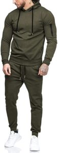 COOFANDY Men's Tracksuit 2 Piece Hooded Athletic Sweatsuits Casual Running Jogging Sport Suit Sets